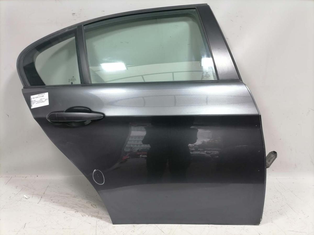 BMW 3er E90 original Tür hinten rechts A22 Sparkling Graphite Rohbau Limo BJ06
